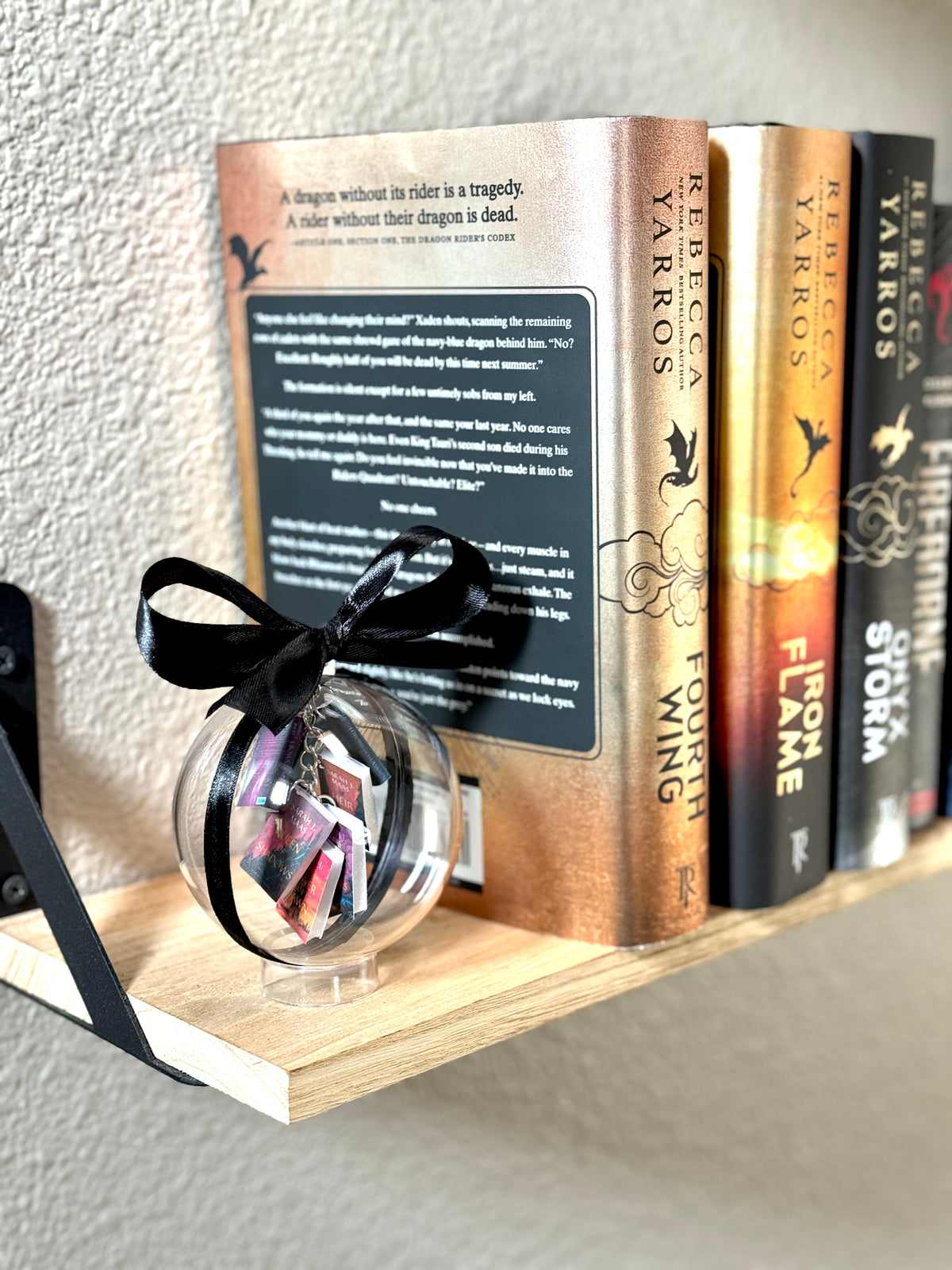 Custom Mini Book Ornament - Personalized Book Lover Christmas Gift