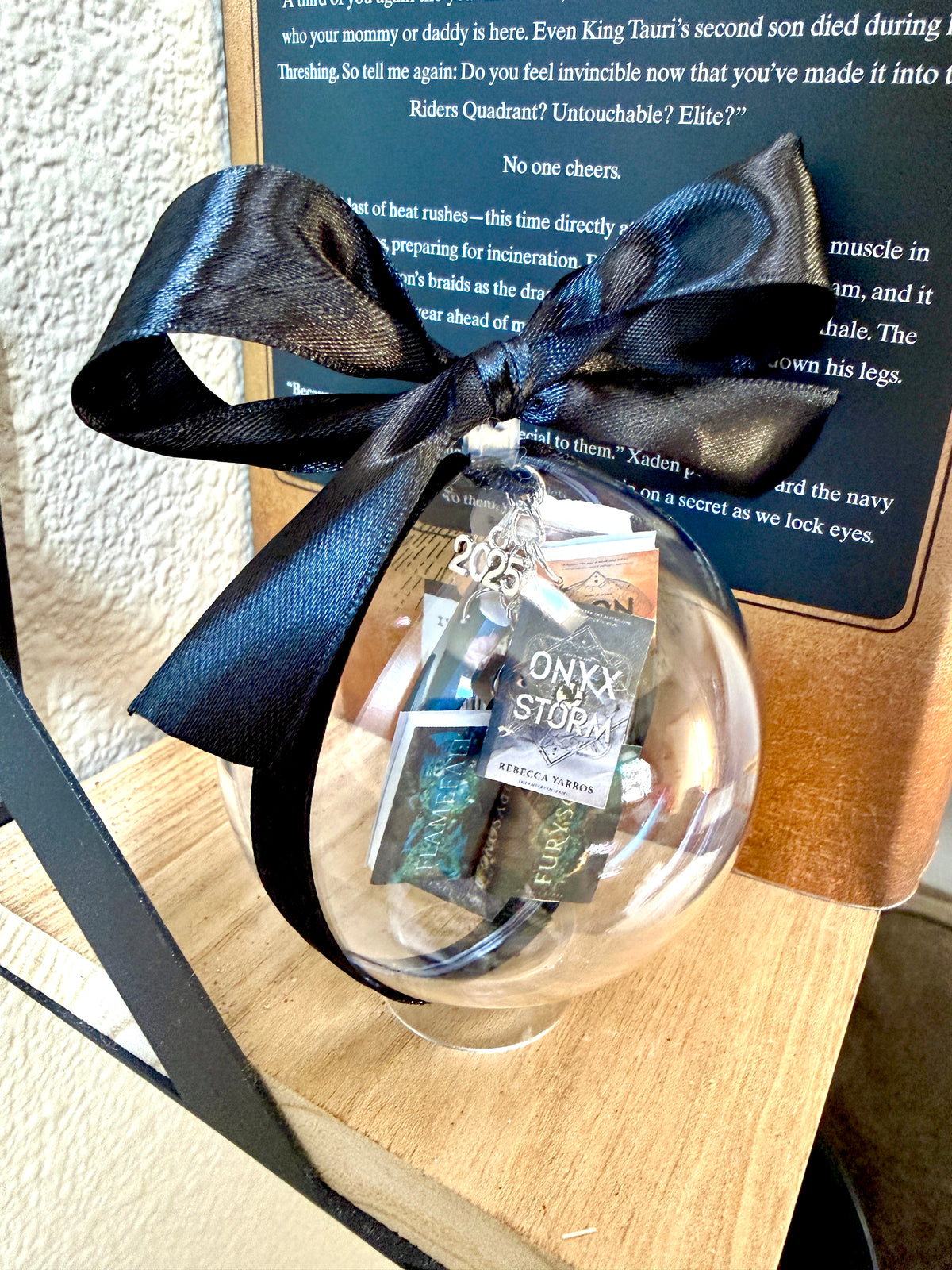 Custom Mini Book Ornament - Personalized Book Lover Christmas Gift