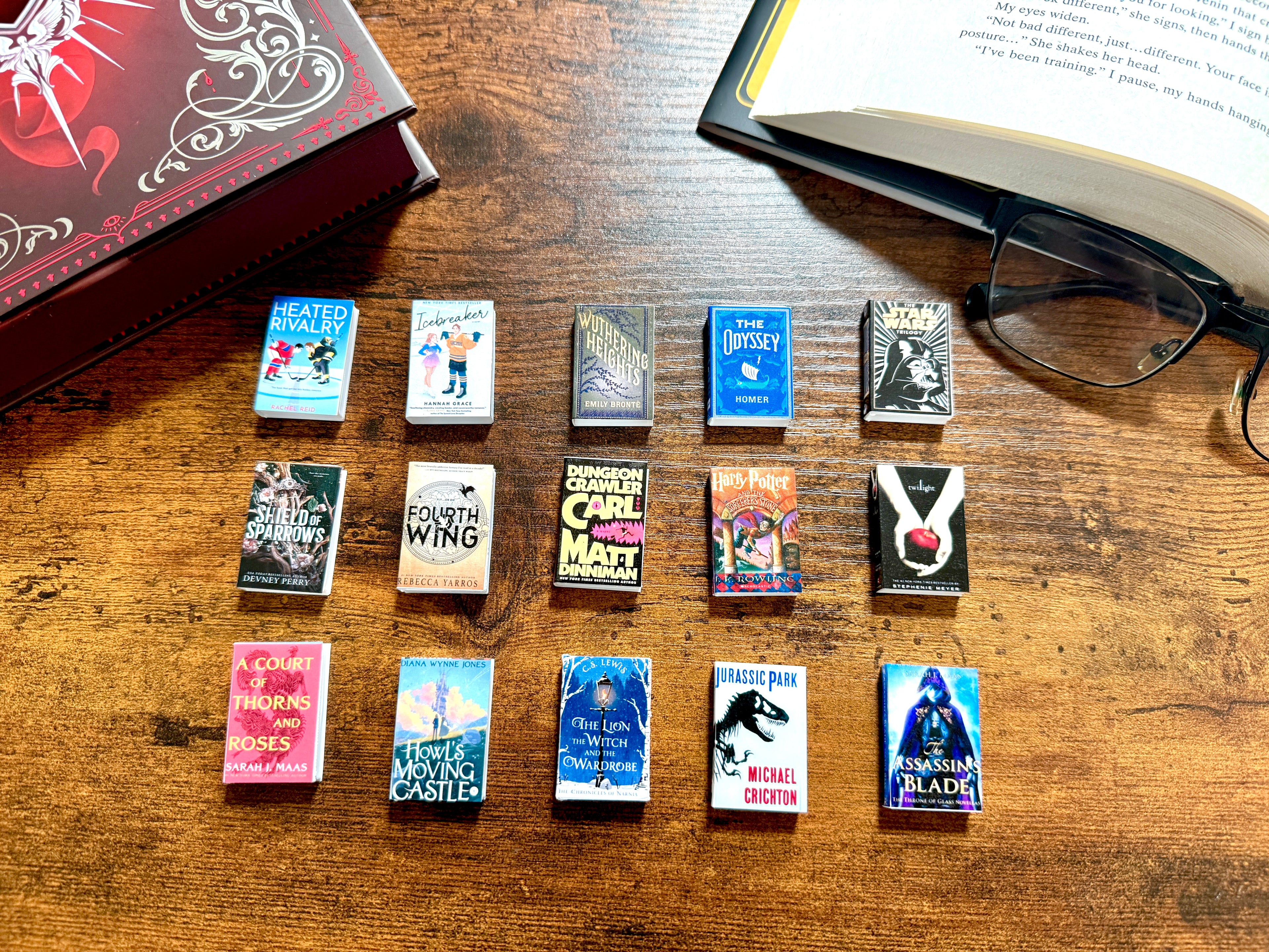 Book-Accurate Mini Magnets - Custom Set